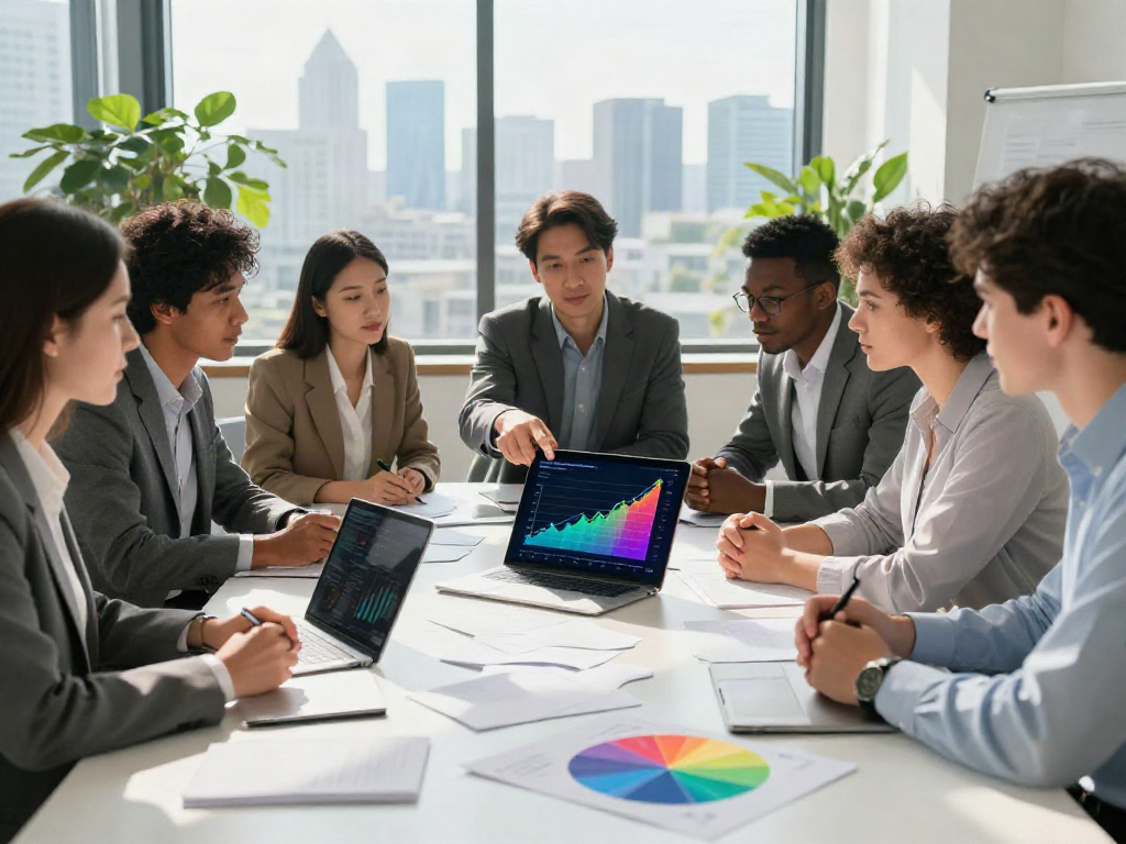 Engaging financial consultation scene showcasing advisors analyzing cash flow projections at https://alberta.paydayloans-on.ca/ for clients.