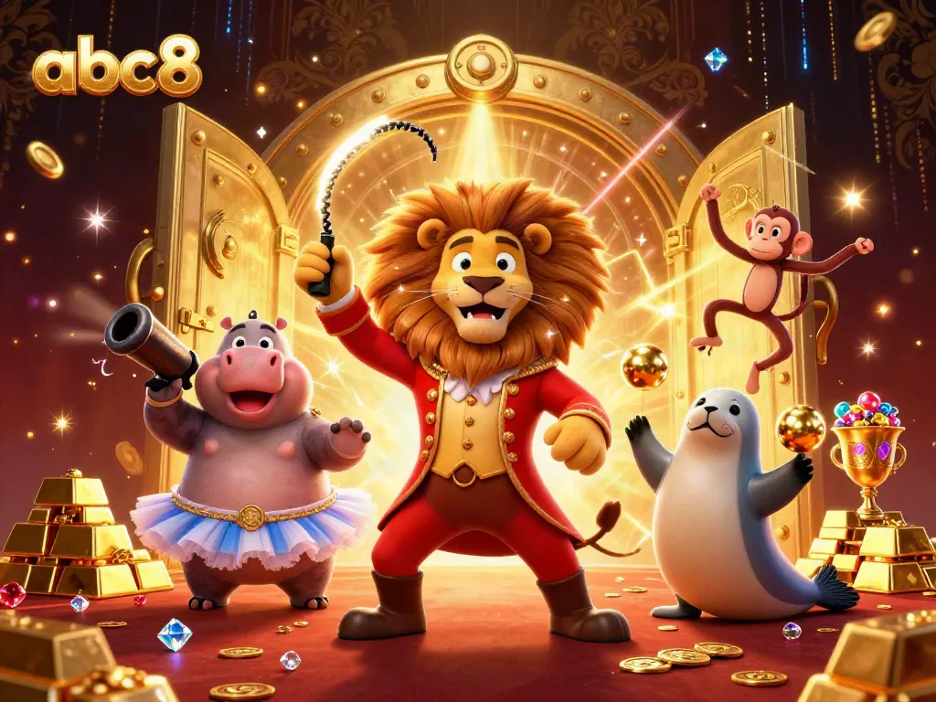Engage with abc8's captivating casino experience featuring colorful characters and rich game elements.