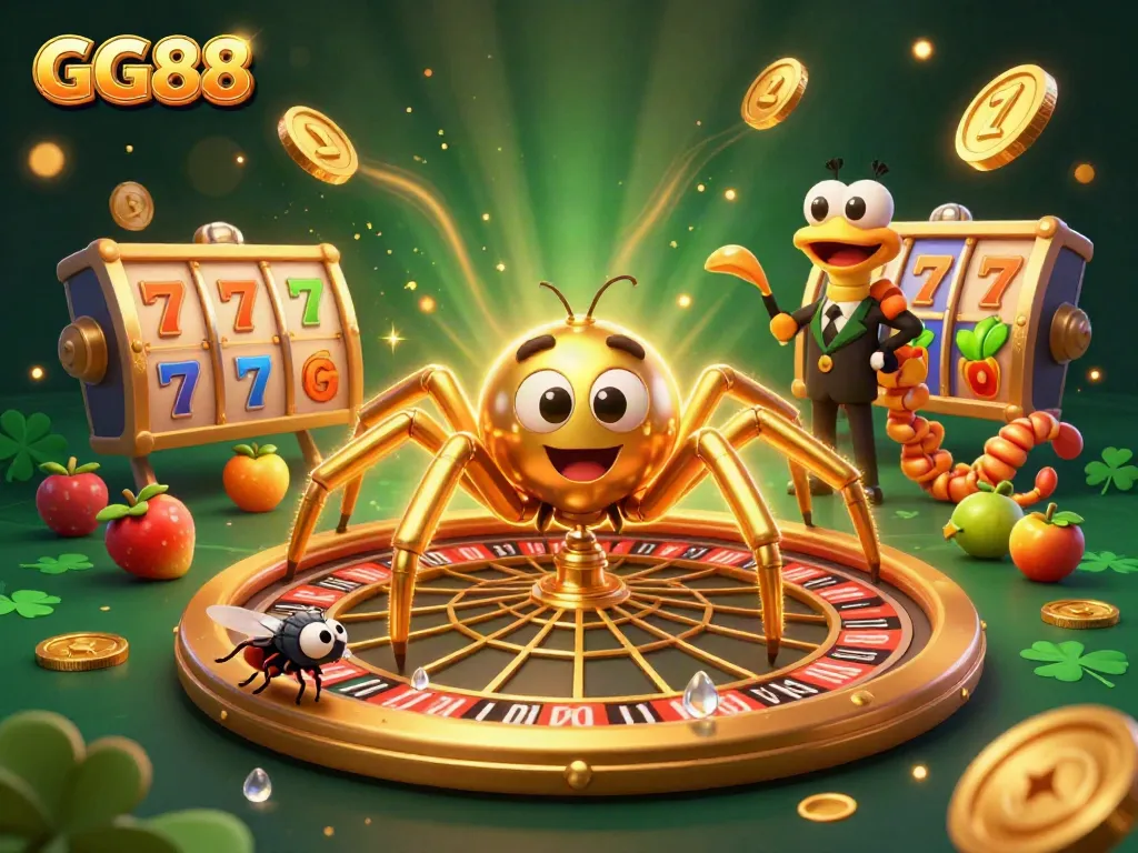 Engage with GG88 at the vibrant roulette-themed casino spectacle, where excitement spins!