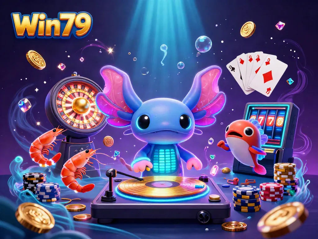 Win79 brings excitement to players with vibrant casino elements and animated characters.